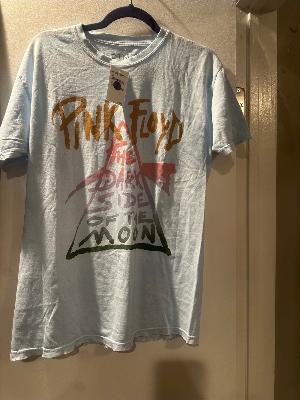 NWT Pink Floyd Light Blue Graphic Tee